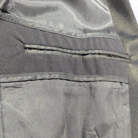 Men's Navy Double-Breasted Military Vintage Blazer - Picture 14 of 16